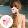 Pink Orchid Hair Clip for Women Girls Hawaiian Flower Clip