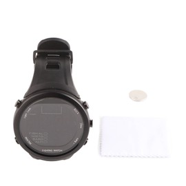 Barometer Watch Waterproof Backlight Multi Functional Altimeter Thermometer Watch for Outdoor Fishing Black