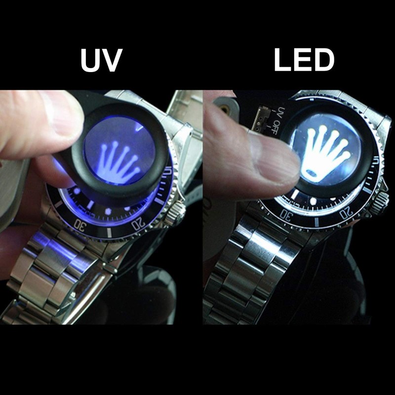 Bullongè Folding Magnifier 10 x 21 LED and UV