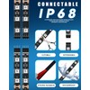 Keiurot Car Led Strip Lights 24" Connectable Blue Led Light