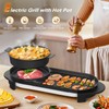 BOEASTER 2 in 1 Electric Smokeless Hot Pot with Grill,