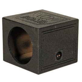 Qpower QBOMB15SSINGLE Single 15 Sealed Woofer Enclosure Withh Bed Liner Spray