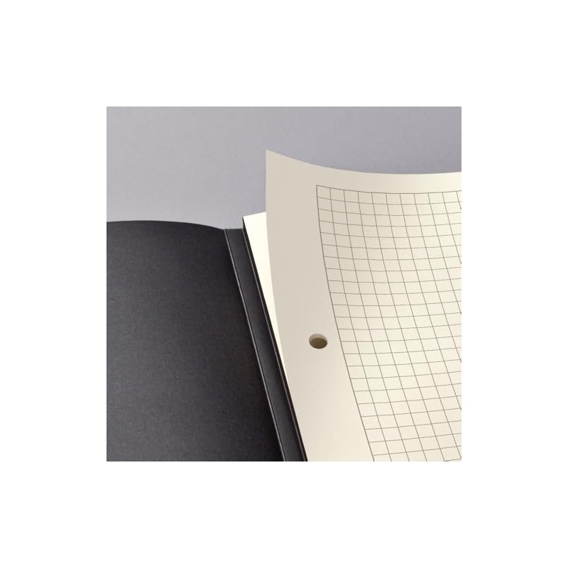 Sigel CO802 Notepad, ca. A5, Squared, Hardcover, Black, CONCEPTUM
