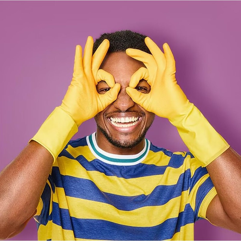 Welari Marigold 3 x 1pair Extra Life Kitchen Rubber Gloves