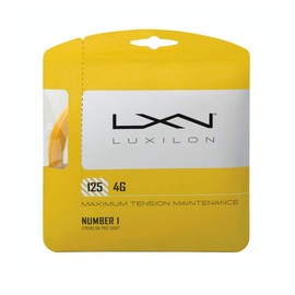 Luxilon 4G Polymer - 125/16 Gauge Polyester (Poly) Tennis Racquet String 8-Pack (8 Sets Per Order)