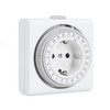 G-Homa Mechanical Timer Socket, Analogue Timer for Indoor Use with