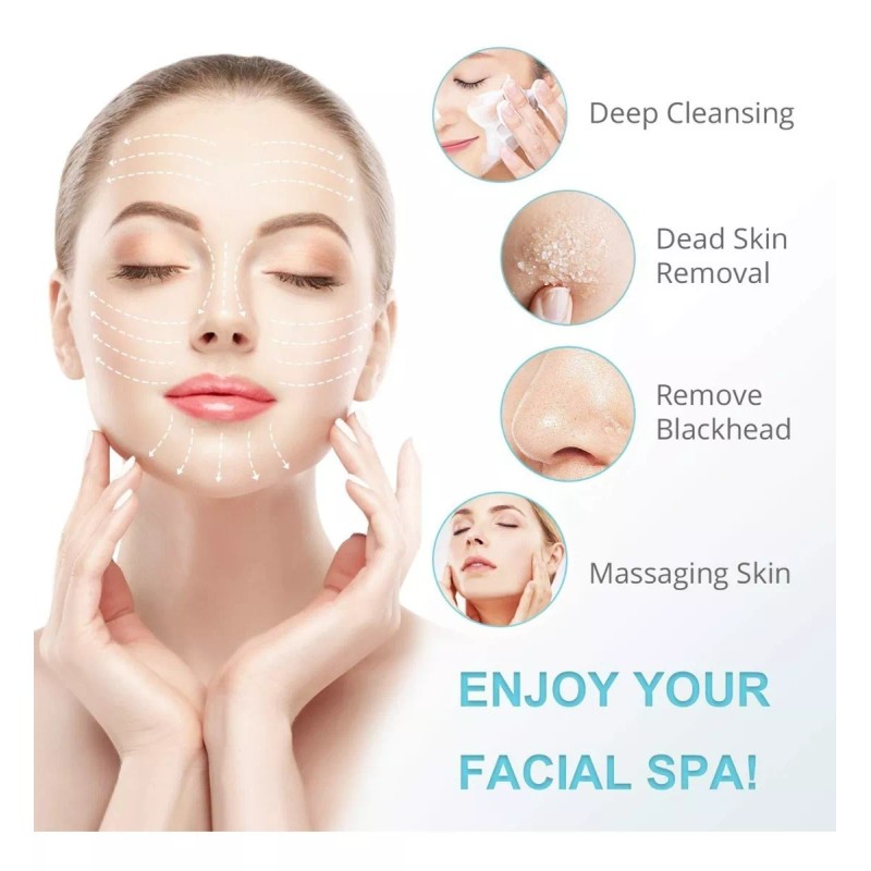 Fabuday Cepillo Eléctrico Giratorio De Limpieza Facial 7 En 1.