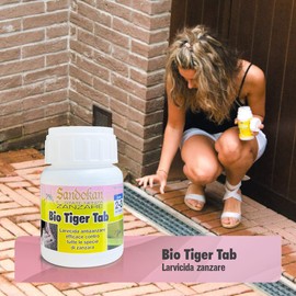 Sandokan Bio Tiger Tab Larvicide in Effervescent Tablets (50 Tablets to Divide into 2 = 100 Tablets)