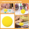SEWACC 16pcs Sponges for Art Round Design Easy to Clean