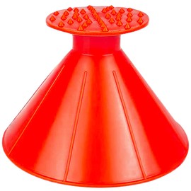 Vegepeel Ice Scraper,Magical Car Snow Scraper,Portable Cone-Shaped Multifunctional Snow Remover Wiper,Upgrade 2-in-1 Refueling and Deicing Removal