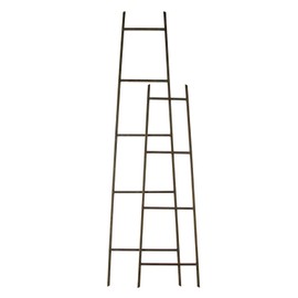 Cape Craftsmen Metal Ladder Décor, Set of 2-14 x 1 x 56 Inches