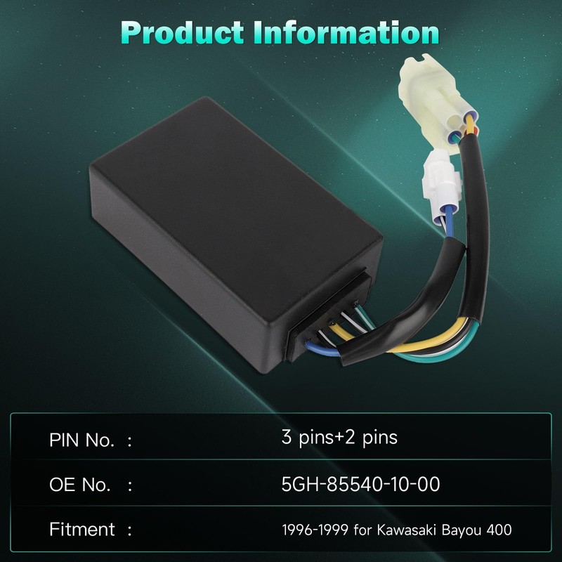 SCITOO CDI BOX Module Ignition Coil for Kawasaki Bayou 400