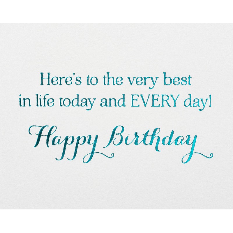 Papyrus Birthday Card (Very Best In Life)