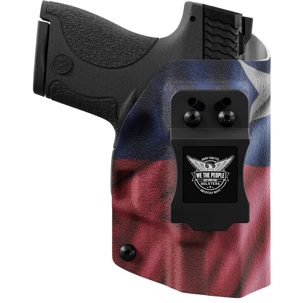 We The People Holsters - Texas Flag - Right Hand - IWB Holster Compatible with Sig Sauer P238 w/ Streamlight TLR-6 Light/Laser