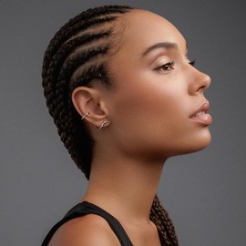 Handmade ohrklemme aus 925 Sterling Silber Vergoldet für das linke Ohr, Oktopus-Tentakel-Ohrklemme, hypoallergen einzelnes Piercing, Steampunk Damen Ohrring Boho ungewöhnliches Geschenk für Sie