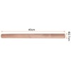 HARFINGTON Rolling Pin 15.7" x 1.1" Cylindrical Smooth Non-Stick Beech