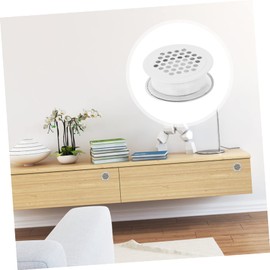 Gatuida 8Pcs Round Air Vent Holes Durable Ventilation Covers for Kitchen Cabinets Wardrobes and Offices Easy Installation Breathable Design Fresh Air Flow