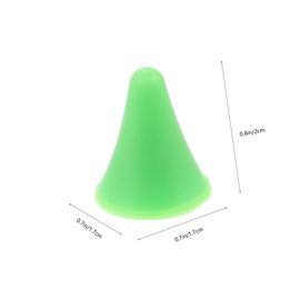 SHINEOFI Stitch Stoppers for Knitting Needles 30pcs Rubber Cap Protectors Knitting Needle Tips Covers Crochet Markers