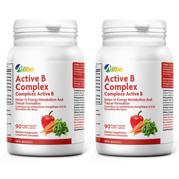 ALLBE Active B Complex Capsules - Support Immunity & Brain