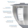 Viking Culinary Stainless Steel Mixing Bowl Set, 10 piece, Non-slip