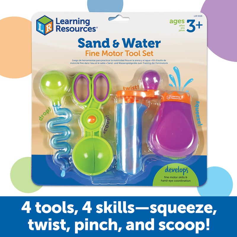 Learning Resources Sand & Water Fine Motor Set - Fidget