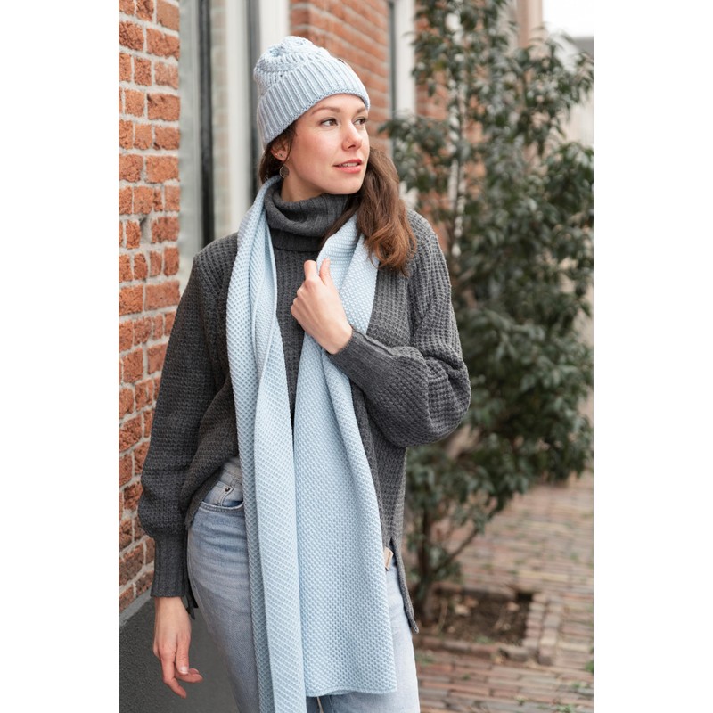 KNIT FACTORY - Jazz Scarf - Knitted Scarf for Men