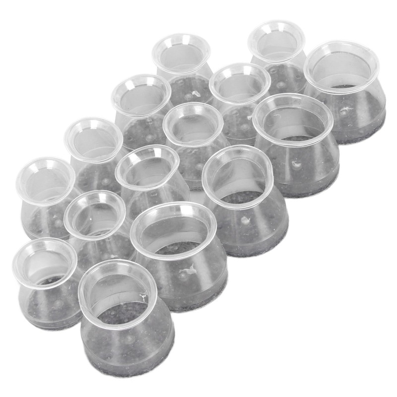 15pcs Chair Leg Protectors Silicone Felt Bottom Chair Leg Covers