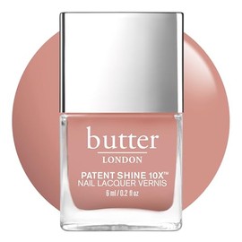 Patent Shine 10X Nail Lacquer - Mums The Word by Butter London for Women - 0.2 oz Nail Polish