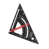 Adjustable Triangle Rafter Square, Aluminium Carpenter Square with Easy Angle