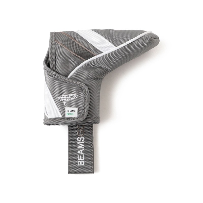 BEAMS GOLF Double Line Putter Cover (Pin-Type) GREY FREE