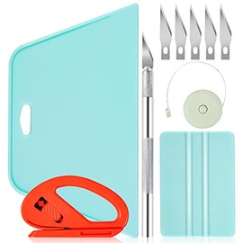 GIRAFVINYL Window Film Tools Easy to Use Smoothing Tools for Wallpaper Peel and Stick,Exacto Knife Air Bubbles Release for Contact Paper