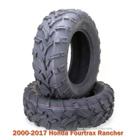 2 Front ATV Tire Set 24x8-12 24x8x12 for 2000-2017 Honda Fourtrax Rancher