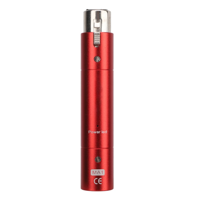 Inline Microphone Preamp Lossless Amplification Dynamic Active Inline Mic Booster