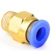 ERGAOBOY 10 Pcs 10mm Tube OD x 1/4 BSP Male