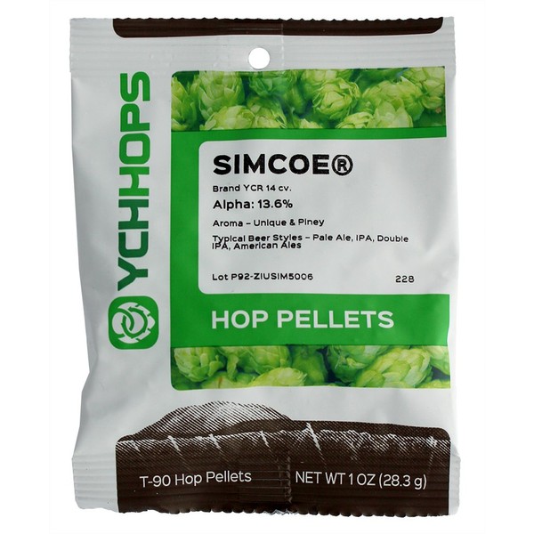 Simcoe Hop Pellets - 1 oz