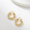 Women's Gold Hoop Earrings, Gold Hoop Earrings, Round Hoop Earrings,