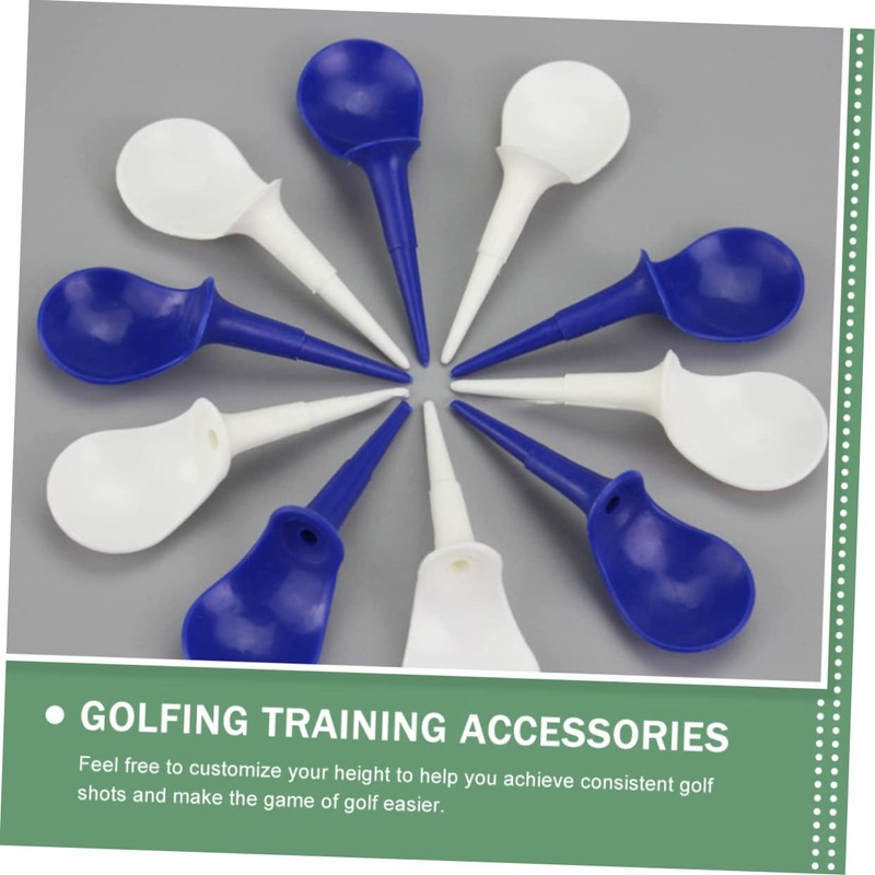 OHPHCALL 10pcs Professional Golf Tees Stands for Golf Lightweight and