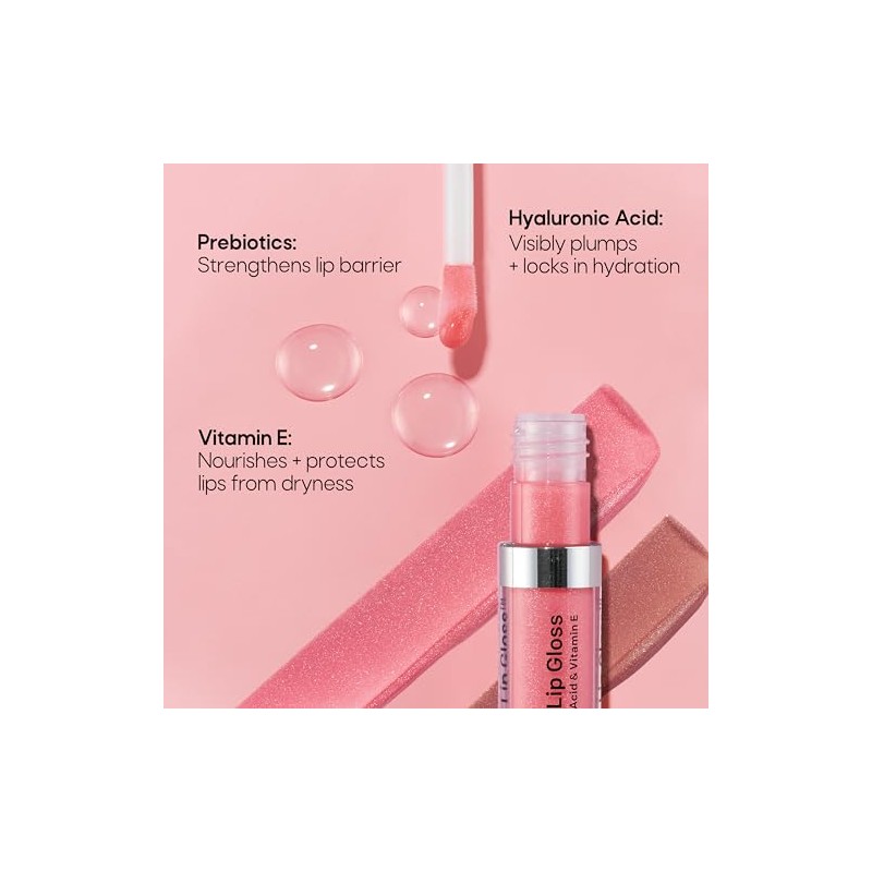 Brillo Labial Almay Color & Care Lip Gloss tono Rose