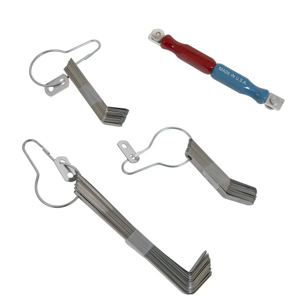 Lang Tools Feeler Gauge Heavy-Duty Truck Master Set 0.008-0.030" Range