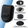 Magnetic Key Box with Combination Lock, Magnetic Key Holder Under