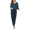 Vlazom Pyjamas Set for Women, Soft Two Pieces Pj's Sets