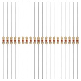 YOKIVE 200 Pcs 1/4W (0.25 Watts) 8.2k Ohm 5% Carbon Film Resistor, Carbon Film Single Fixed Resistor | Great for DIY Electronic Devices, Circuit Boards, Sensors