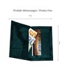 NELUHA Small Credit Card Holder Made of Teak Leaves Vegan