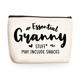 Granny Gifts Grandma Gifts Grandma Stuff Funny Makeup Bag Best Grandma Gifts for Female Women Grandmother Grammy Mimi Cosmetic Bag Birthday Christmas Mothers Day Grandmothers Day Gifts Travel Pouch