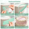 Paquete de 4 herramientas de guía de arco para pasteles,