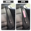 X AUTOHAUX 4 Pcs Plush Car Seat Belt Protector Pads