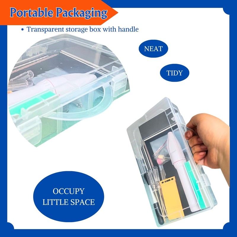 JUNYAOHSU Gundam Model Tool Kit, 64pcs Hobby Modeler Basic Tool