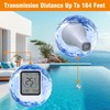 Hot Tub Temp, Swimming Pool Thermometer, Ip68 Waterproof Thermometer Grade