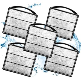 TARARIUM Aquarium Turtle Tank Filter 5pcs Low Water Level Power Filter Replacement Sponge Clip for IX-90 Filter