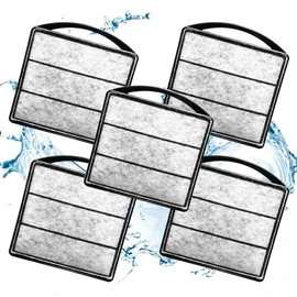 TARARIUM Aquarium Turtle Tank Filter 5pcs Low Water Level Power Filter Replacement Sponge Clip for IX-90 Filter